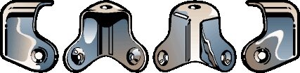 open zoom image for Ernie Ball Amp Corners with No Lip (Set Of 4), Main