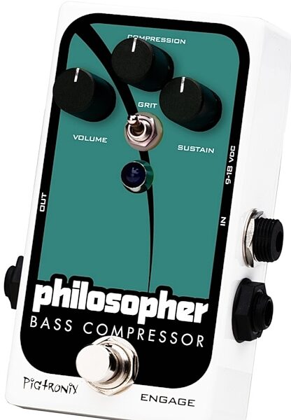 open zoom image for Pigtronix Philosopher Bass Compressor Pedal, Angle