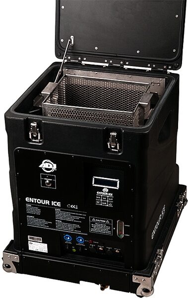 open zoom image for ADJ Entour Ice Low Lying Fog Machine with Hose, New, Open