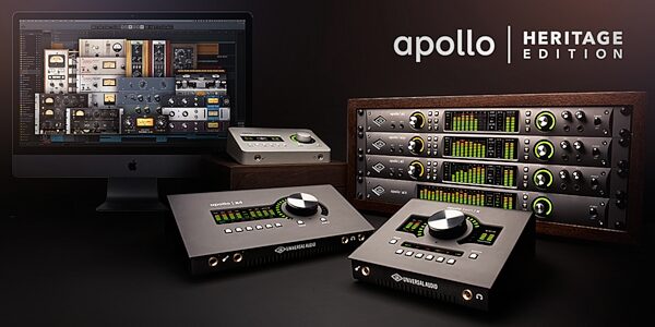open zoom image for Universal Audio Apollo x4 Thunderbolt 3 Audio Interface, Heritage Edition
