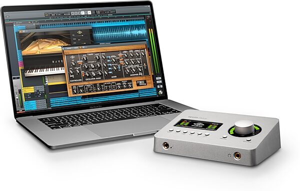 open zoom image for Universal Audio Apollo Solo USB Audio Interface (for Windows), Heritage Edition, Includes 5 extra UAD plug-in collections, In Use