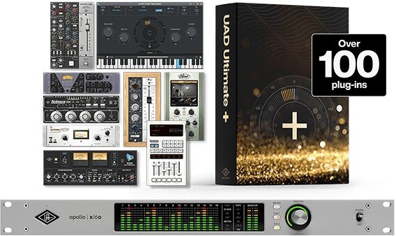 open zoom image for Universal Audio Apollo x16D Thunderbolt/Dante Audio Interface, Ultimate+ Edition, Open Box (Like New), Ultimate