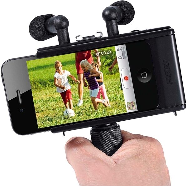 open zoom image for Fostex AR-4I Audio interface for iPhone 4, In Use