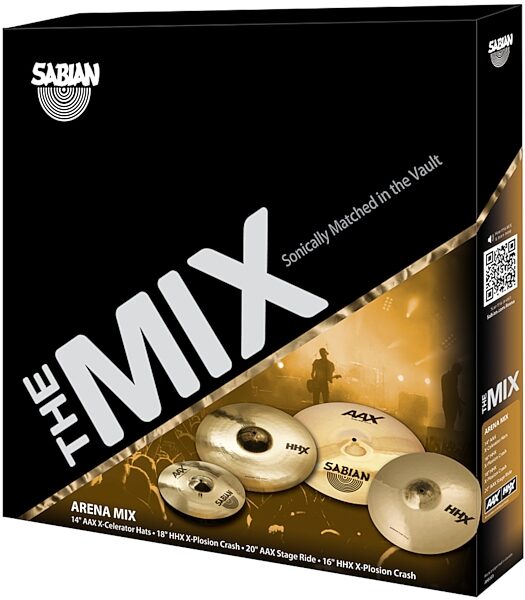 open zoom image for Sabian AAX and HHX Arena Mix Cymbal Package, Package