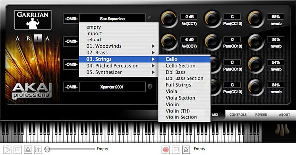 open zoom image for Akai EWIUSB USB Wind Controller, Screenshot - Aria 2