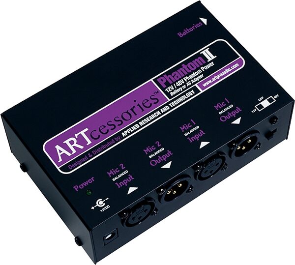 open zoom image for ART Phantom II Dual Phantom Power Supply, Main