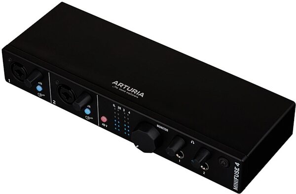 open zoom image for Arturia MiniFuse 4 USB Audio Interface, Black, Action Position Back