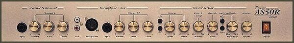 open zoom image for Marshall AS50R Acoustic Guitar Amplifier (50 Watts, 2x8 in.), Front Panel