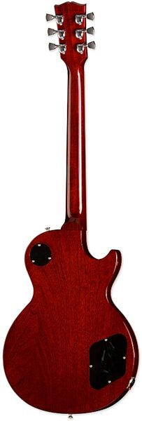 open zoom image for Gibson Left-Handed Les Paul Standard Plus Electric Guitar (with Case), Wine Red Back