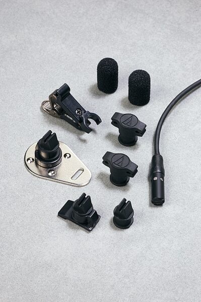 open zoom image for Audio-Technica AT898cW Cardioid Condenser Lavalier (Microphone Only), Accessories Furnished