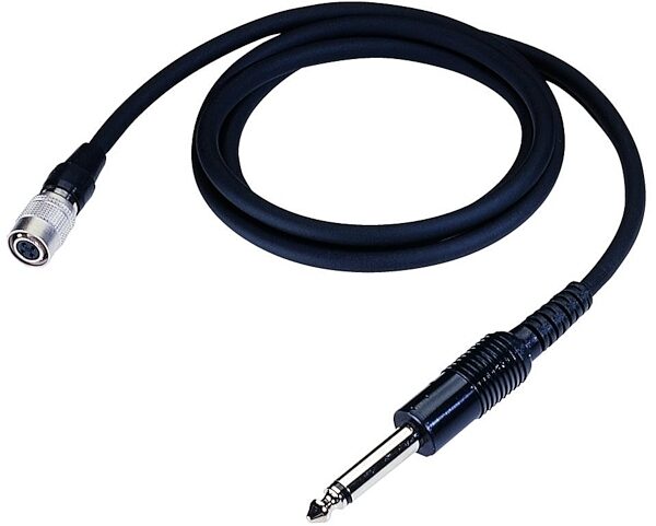 open zoom image for Audio-Technica AT-GcW Guitar Input Cable for UniPak Bodypack Wireless Transmitter, New, Main