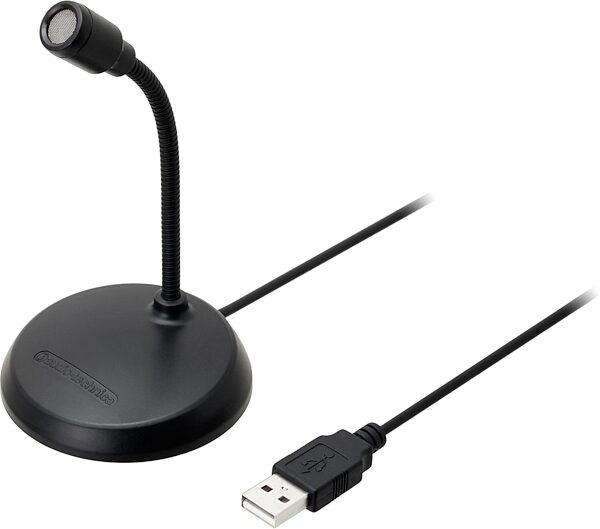 open zoom image for Audio-Technica ATGM1-USB Gaming Desktop Microphone, Open Box (Very Good), Action Position Back