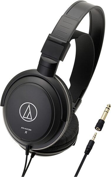 open zoom image for Audio-Technica ATH-AVC200 SonicPro Headphones, Open Box (Like New), Action Position Back
