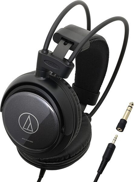 open zoom image for Audio-Technica ATH-AVC400 Closed-Back Headphones, Open Box (Like New), Action Position Back
