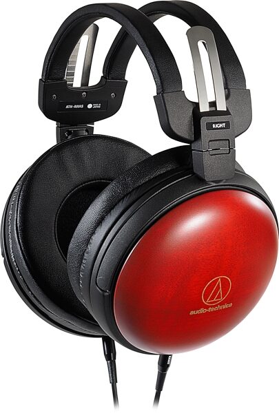 open zoom image for Audio-Technica ATH-AWAS Closed-Back Wood Headphones, Open Box (Very Good), Action Position Back