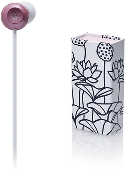 open zoom image for Audio-Technica ATHCKF300 In-Ear Headphones, Dark Pink