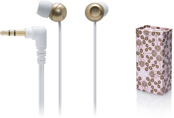 open zoom image for Audio-Technica ATHCKF300 In-Ear Headphones, Gold