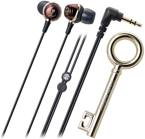open zoom image for Audio-Technica ATHCKF500 In-Ear Headphones, Brown