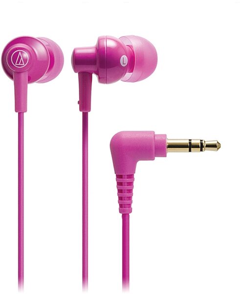 open zoom image for Audio-Technica ATHCKL200 In-Ear Headphones, Pink
