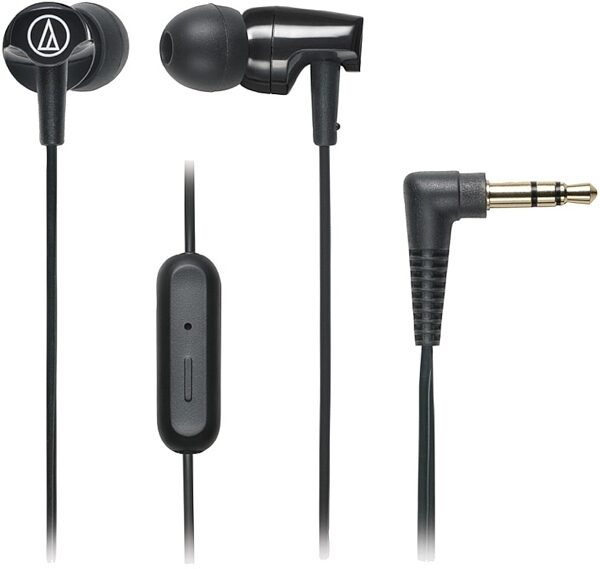 open zoom image for Audio-Technica ATH-CLR100ISBK SonicFuel In-Ear Headphones, Black, Black