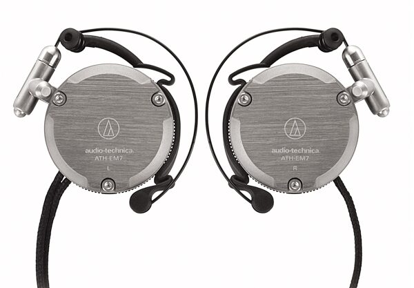 open zoom image for Audio Technica ATHEM7GM Aluminum Clip-On Headphones, Main