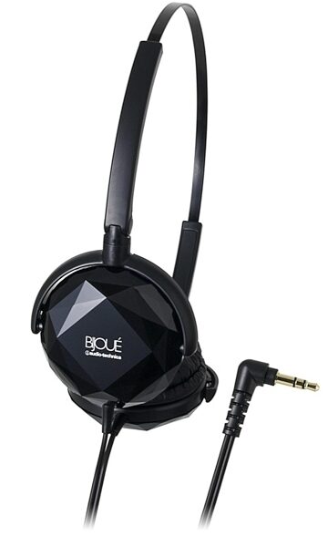 open zoom image for Audio-Technica ATH-FW33 FashionFidelity BIJOUE Headphones, Black