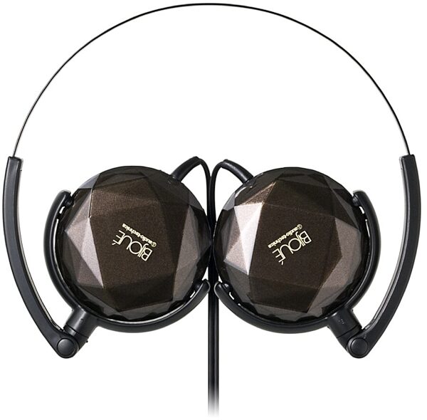 open zoom image for Audio-Technica ATH-FW33 FashionFidelity BIJOUE Headphones, Brown Folded