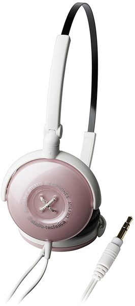 open zoom image for Audio-Technica ATH-FW3 Headphones, Pink