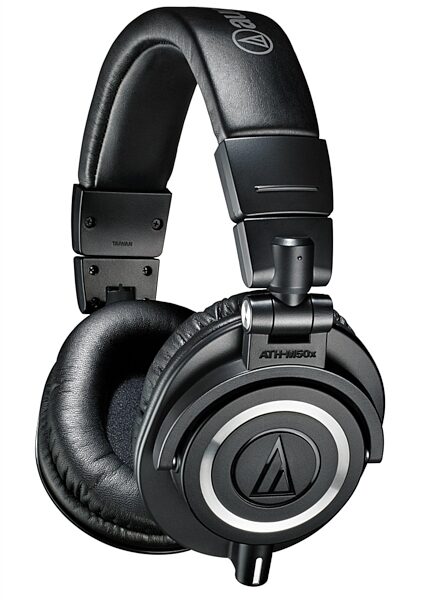 open zoom image for Audio-Technica ATH-M50x Headphones, Black, Black