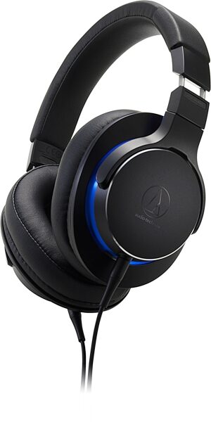 open zoom image for Audio-Technica ATH-MSR7b Over-Ear High-Resolution Headphones, Black, Open Box (Good), Action Position Back