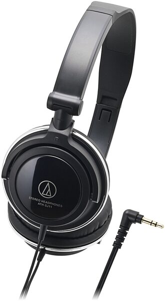 open zoom image for Audio-Technica ATHSJ11 Headphones, Black