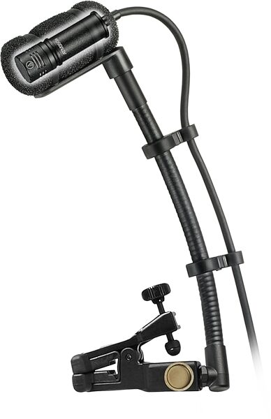open zoom image for Audio-Technica ATM350UcH Cardioid Condenser Instrument Microphone for cH-Style Bodypack Transmitters, New, Action Position Back