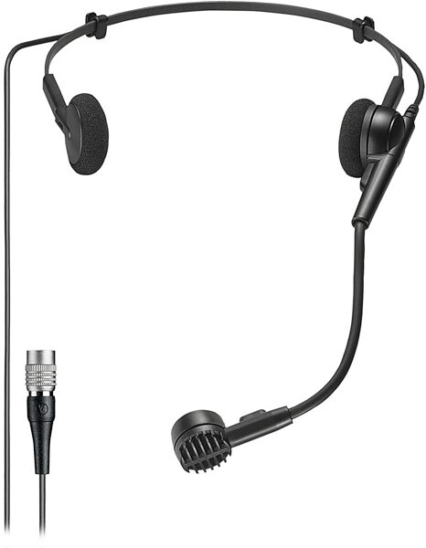 open zoom image for Audio-Technica ATM75cW Cardioid Condenser Headworn Microphone, With Locking 4-pin Connector, Main
