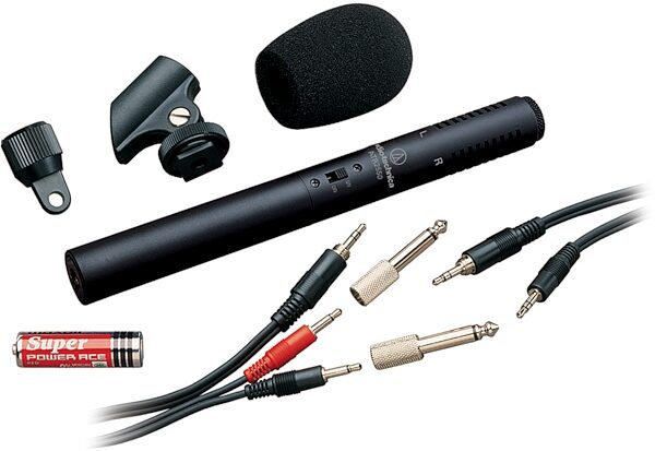 open zoom image for Audio-Technica ATR6250 Stereo Condenser Video Microphone, Main