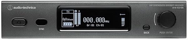 open zoom image for Audio-Technica ATW-R3210N 3000 Series (4th generation) Network-Enabled Receiver, Band DE2 (470.125 - 529.975 MHz), Main