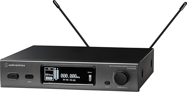 open zoom image for Audio-Technica ATW-R3210N 3000 Series (4th generation) Network-Enabled Receiver, Band DE2 (470.125 - 529.975 MHz), With Antennas