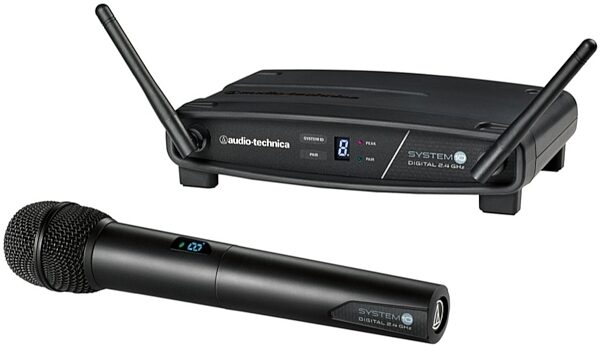 open zoom image for Audio-Technica ATW-1102 System 10 Wireless Handheld Microphone System, 2.4 GHz ISM Band, Main