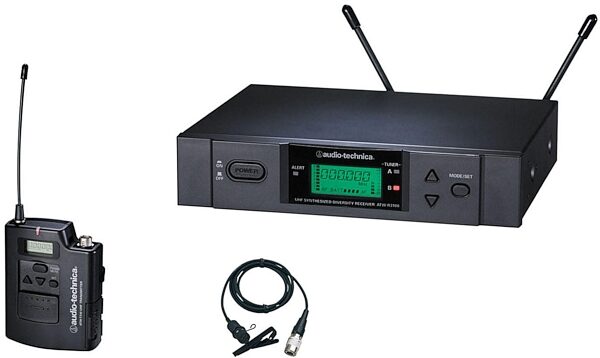 open zoom image for Audio Technica ATW3131A UHF Lavalier Wireless System, Main