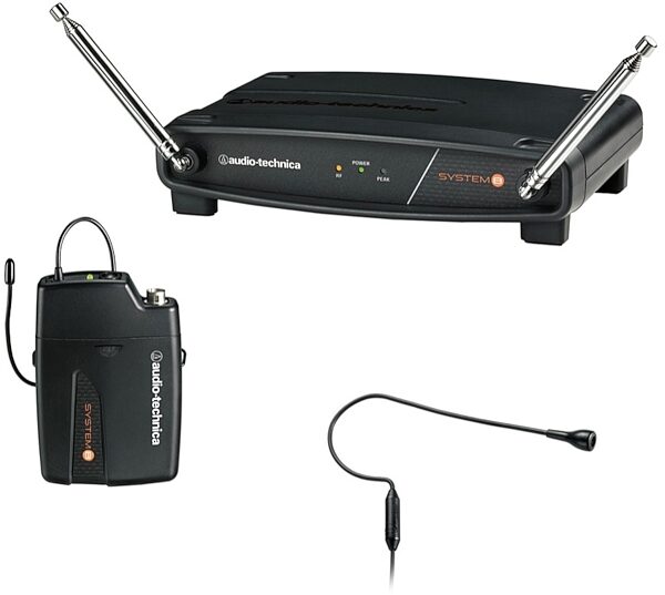 open zoom image for Audio-Technica ATW-801/H92 System 8 VHF Wireless Headset Microphone System, Black