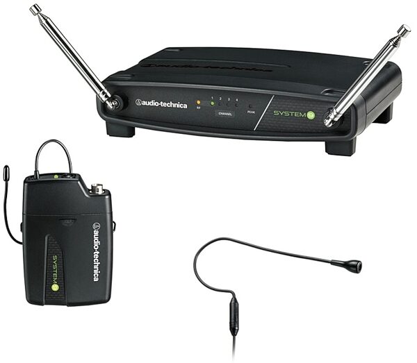 open zoom image for Audio Technica ATW-901/H92 System 9 Wireless Headset Microphone System, Black