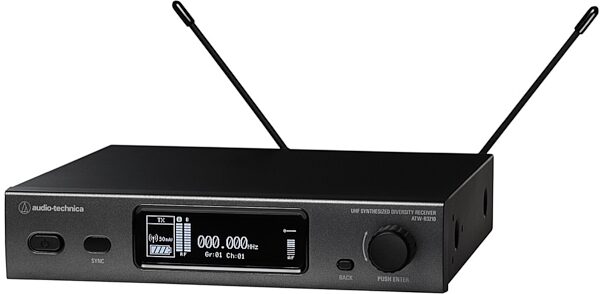 open zoom image for Audio-Technica ATW-3211/831 Fourth-Generation 3000 Series Wireless Lavalier System, Band DE2 (470.125 - 529.975 MHz), Receiver
