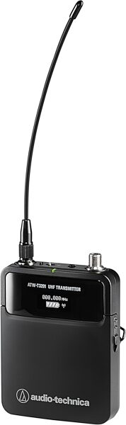 open zoom image for Audio-Technica ATW-3211/831 Fourth-Generation 3000 Series Wireless Lavalier System, Band DE2 (470.125 - 529.975 MHz), Action Position Back