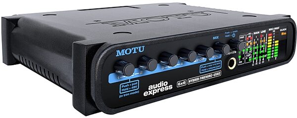open zoom image for MOTU Audio Express 6x6 Hybrid FireWire and USB 2.0 Audio Interface, Angle