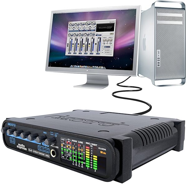 open zoom image for MOTU Audio Express 6x6 Hybrid FireWire and USB 2.0 Audio Interface, In Use (Computer NOT Included)