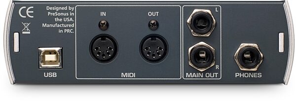open zoom image for PreSonus AudioBox USB Recording Interface, Back