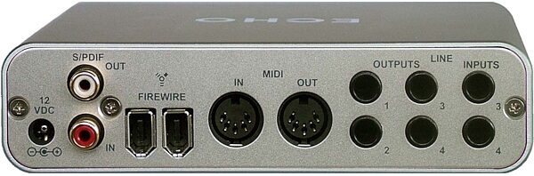 open zoom image for Echo AudioFire4 6-Channel Portable FireWire Audio Interface, Rear