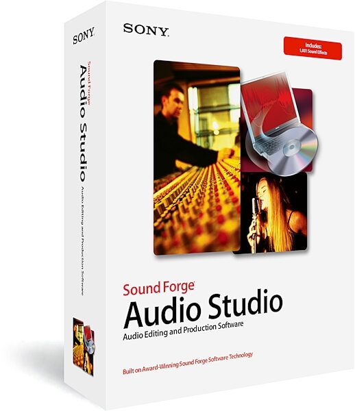 open zoom image for Sony Sound Forge Audio Studio (Windows), Main