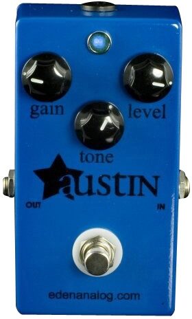 open zoom image for Eden Analog Austin Medium/High Gain Overdrive Pedal, Main