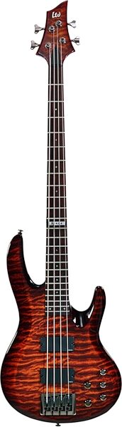 open zoom image for ESP LTD B404 Electric Bass, Dark Brown Sunburst