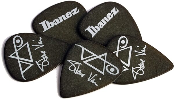 open zoom image for Ibanez Steve Vai Guitar Picks (6-Pack), Brown Picks